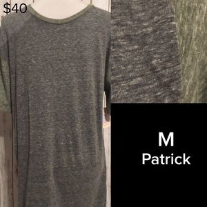 Gray and green Patrick